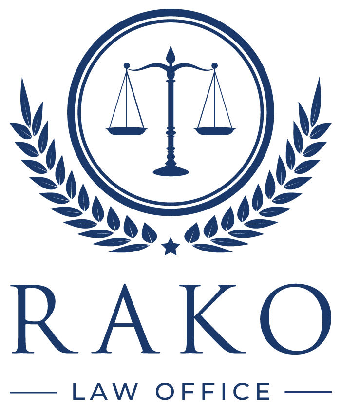 Rako law office blue big logo